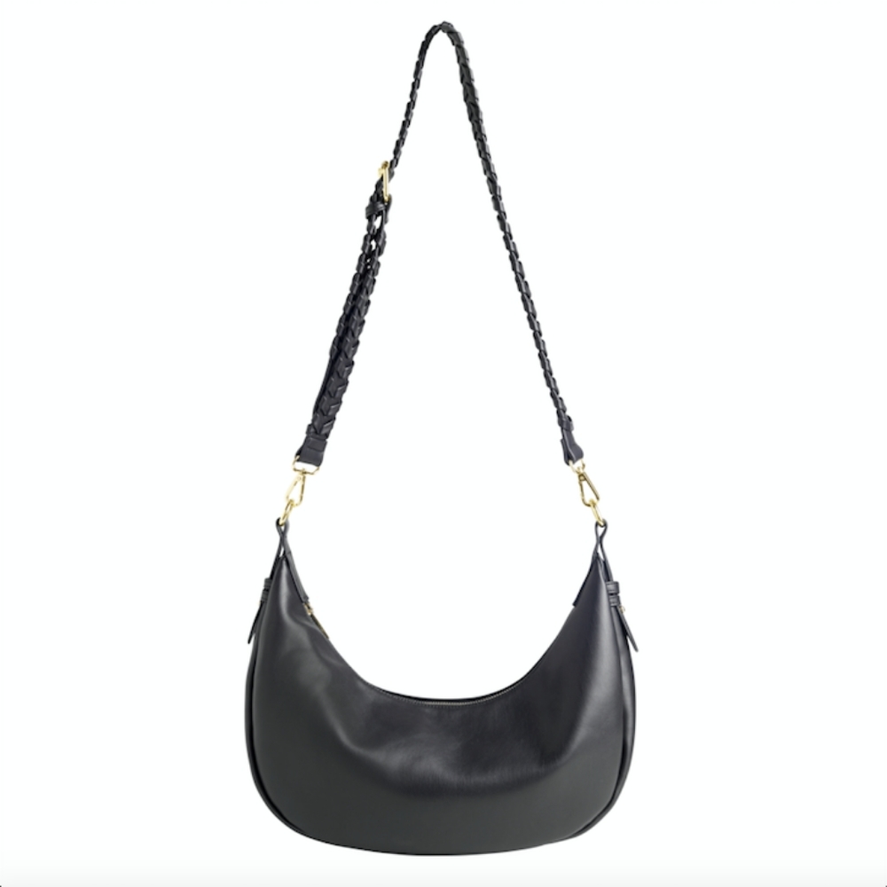 Black Jules Kae baguette crossbody